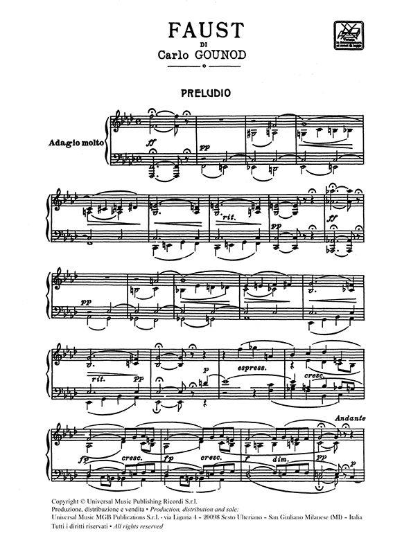 Faust - Testo Cantato In Italiano